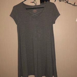 Short Sleeve Swing Dress